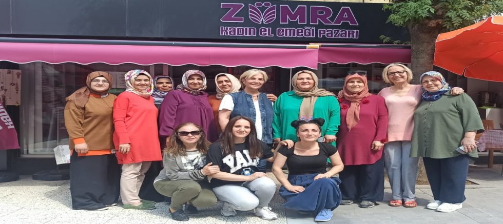 Uşak Belediyesi Zümra Kadın El Emeği Pazarı  Projesi’ne Yoğu İlgi…